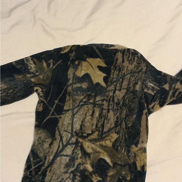 Columbia Green and Tan Fleece Jacket - Picture 3 of 3